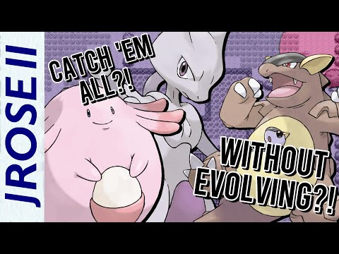 How many Pokemon can you Catch in Red/Blue WITHOUT EVOLVING?