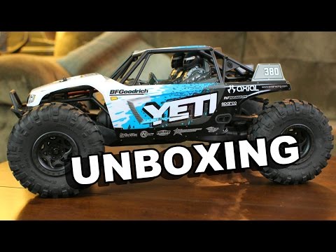 Axial Yeti 1/10th Scale Electric 4WD RTR Unboxing - TheRcSaylors