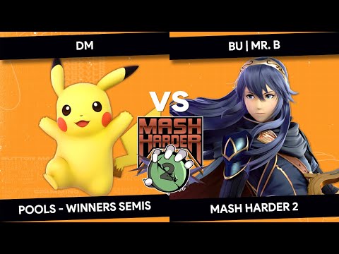 MASH HARDER 2 - DM (Pikachu) vs BU | Mr. B (Lucina) - Pools Winners Semis