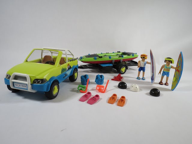 Vídeo relacionado con PLAYMOBIL Family Fun 70436 Coche de Playa con Canoa, A Partir de 4 años