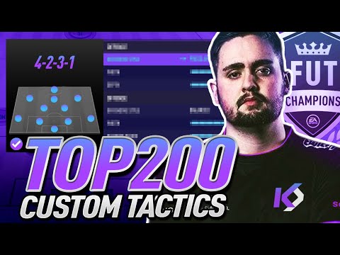 FIFA 21 TOP 200 PRO CUSTOM TACTICS + PLAYER INSTRUCTIONS!! TOP 200 IN FUT CHAMPIONS!!!!!!