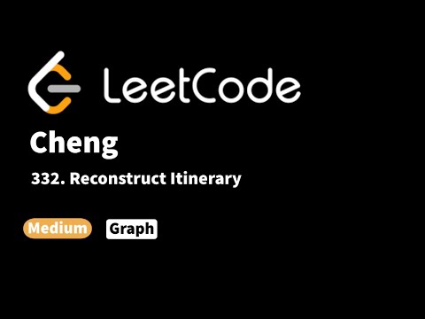 LeetCode 332. Reconstruct Itinerary