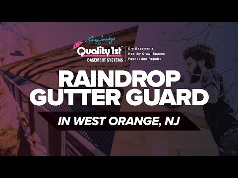 Raindrop Gutter Guard Installation in West Orange, NJ