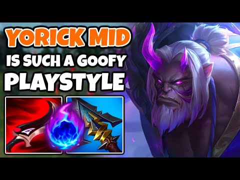 Yorick Mid is literally just sending your little ghouls to kill the enemy for you | Pekin Woof
