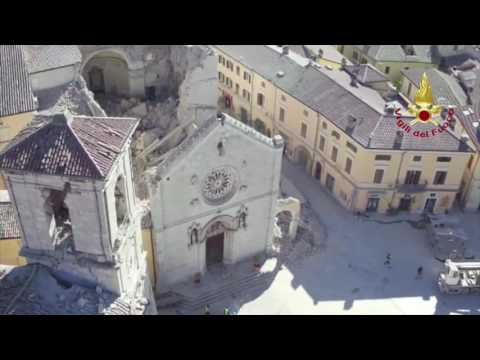 TERREMOTO 30 OTTOBRE 2016 Norcia   Basilica Di San Benedetto