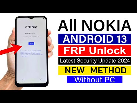 Nokia C10/C20/C30/C22/C32/X10/X20... Google Account Remove ANDROID 13 | Without PC (2024)