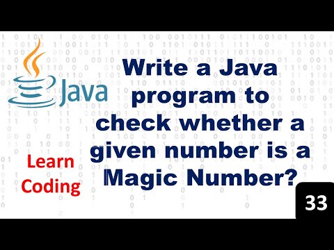 Java Program To Check Magic Number Program