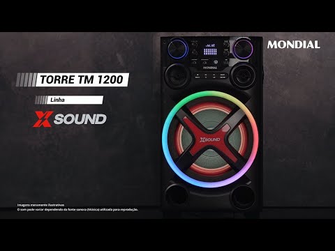 Video thumbnail of Caixa de Som Bluetooth Torre TM-1200 Mondial