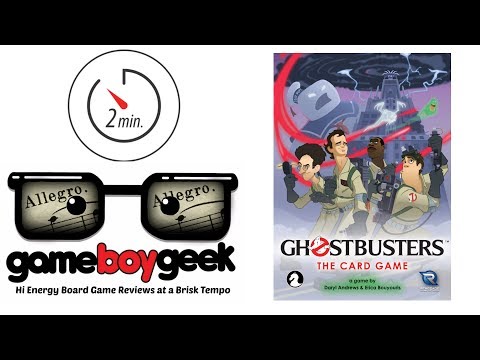 Ghostbusters the Card Game (Allegro 2-min) Review with the Game Boy Geek