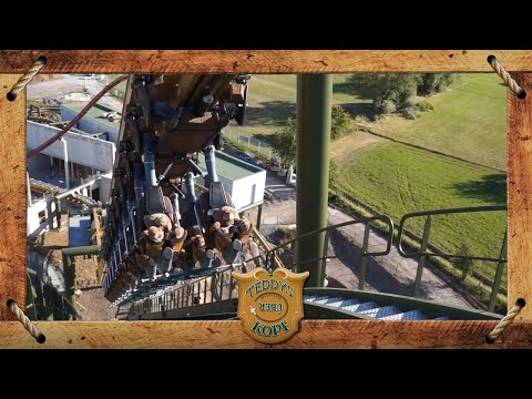 Teddys fahren Achterbahn "Hals-über-Kopf" | Erlebnispark Tripsdrill