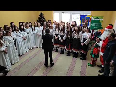 Corul Liceului Pedagogic "Nicolae Iorga" la Primăria Municipiului Botoșani