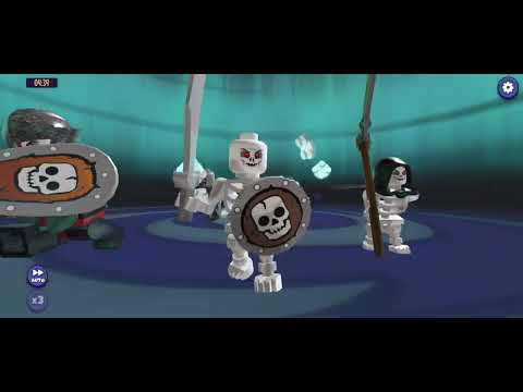 Lego Legacy Heroes Unboxed New Fright Knight spooky team vs Classic Space w/Gorwell