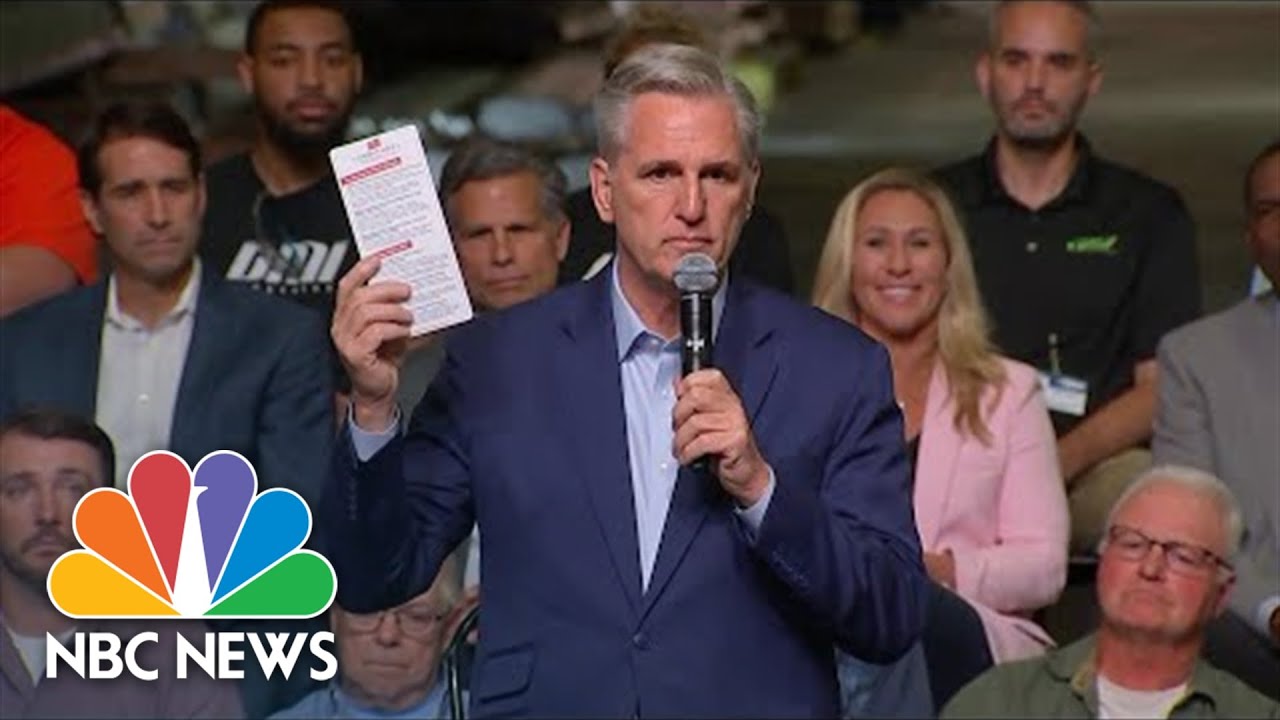 McCarthy Unveils House Republican 'Commitment To America' Agenda
