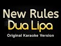 New Rules - Dua Lipa (Karaoke Songs With Lyrics - Original Key)