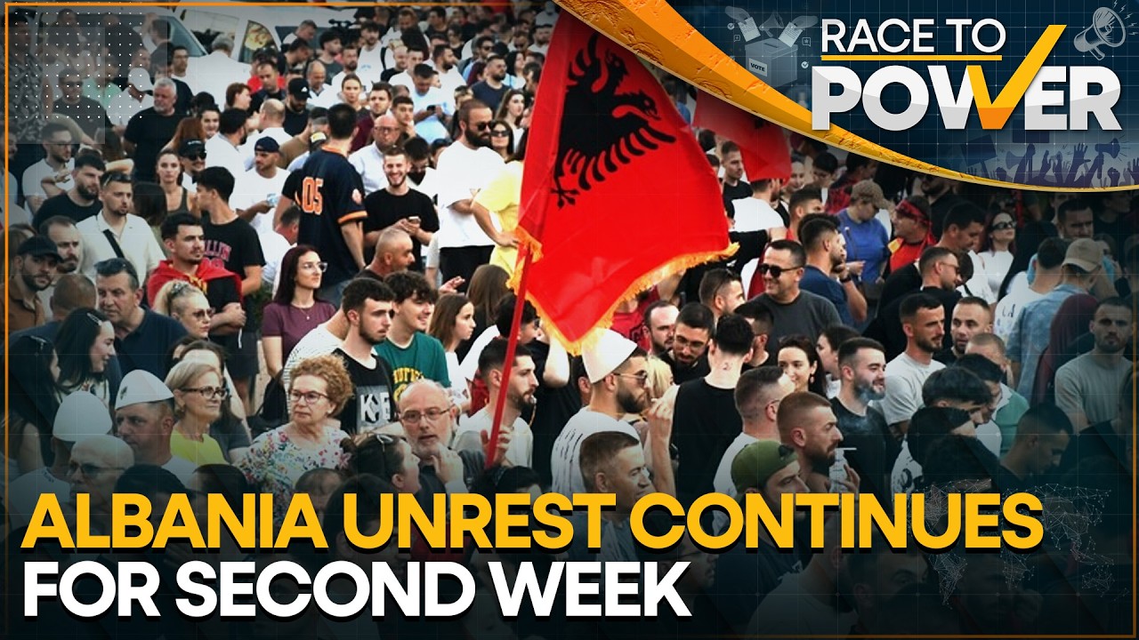 Albanians Protest Against Controversial Holiday Property | Race to Power