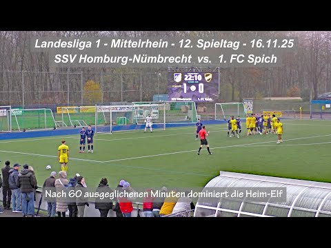 Fussball Landesliga 1 - Mittelrhein - SSV Homburg Nümbrecht vs. 1. FC Spich