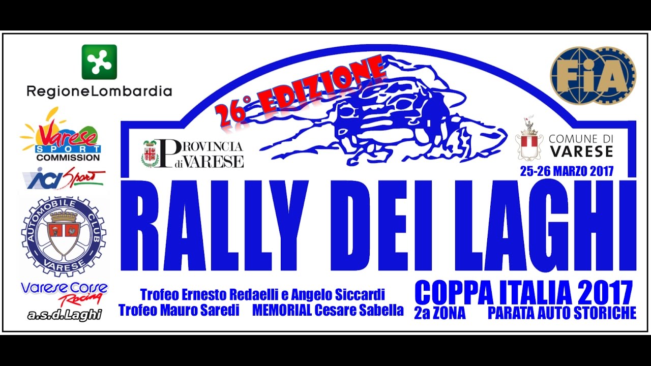 26° Rally dei Laghi 2017