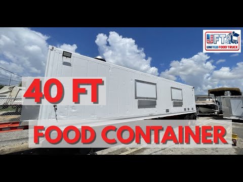 We converted a Shipping Container into a Mobile Kitchen