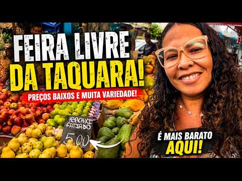 FEIRA LIVRE DA TAQUARA RJ -Vale a Pena? Preços das Frutas, Legumes e Muito Mais!
