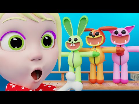 Mary and the Animal World Share Food with Friends! | Mary's Nursery Rhymes