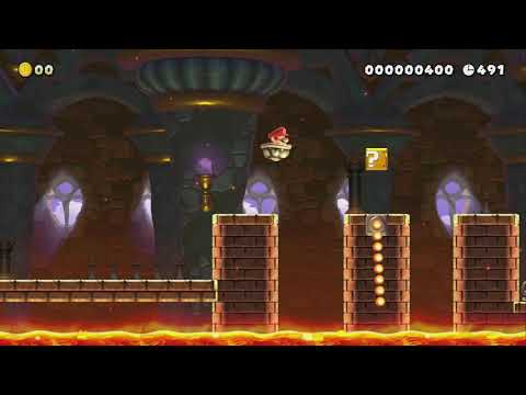 w-4 castle bowsers castle by metro boy - Super Mario Maker 2 - No Commentary 1bx