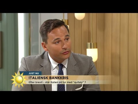 Italiensk bankkris: "De är den svagaste länken" - Nyhetsmorgon (TV4)