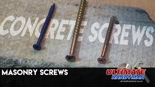 Concrete screws | Masonry screws