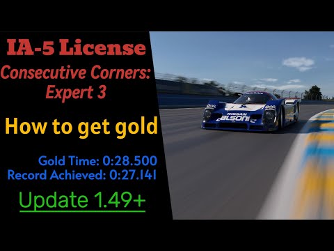GT7 | How to get Gold on the IA-5 License (Update 1.55+)