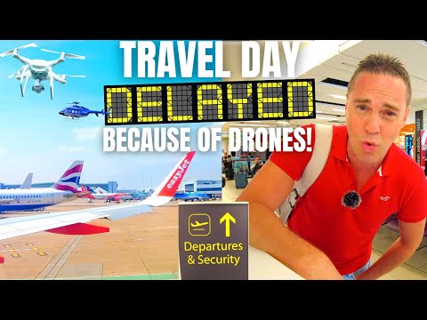 Travel Day - EasyJet Flight to Sharm el-Sheikh, DRONES cause 3 Hour delay!?