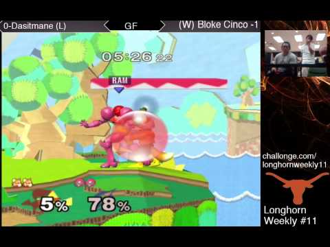 Longhorn Weekly 11 Grand Finals - D (Fox) vs Bloke Cinco (Samus)