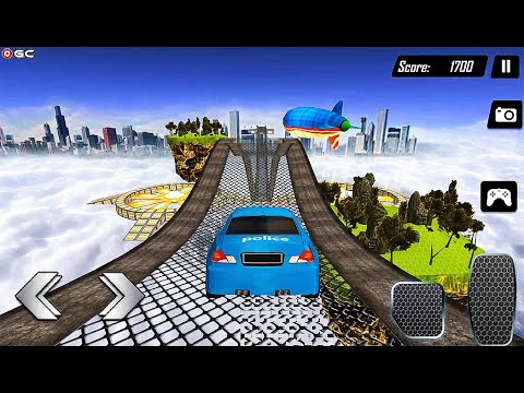 Extreme Police Car Racing  Ramp Car Stunt - Impossible Mega Ramp Car Driver - Android GamePlay