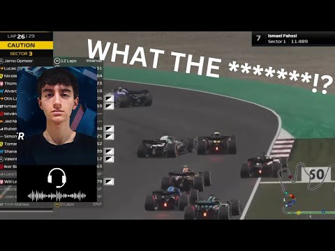 Ismael Fahssi's Team Radio from the Dirty Incident with Otis Lawrence | WOR Qatar