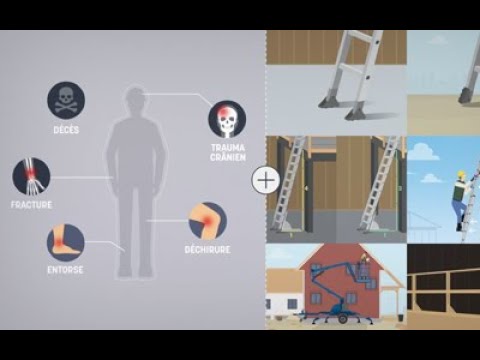 Chutes de hauteur à partir d’une échelle