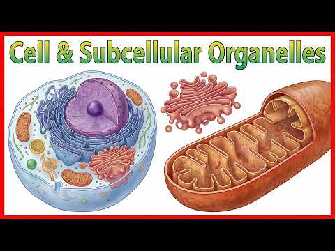 1. Cell & Subcellular Organelles Animation | Basic Structure of the Cell | USMLE Step 1 Biochemistry