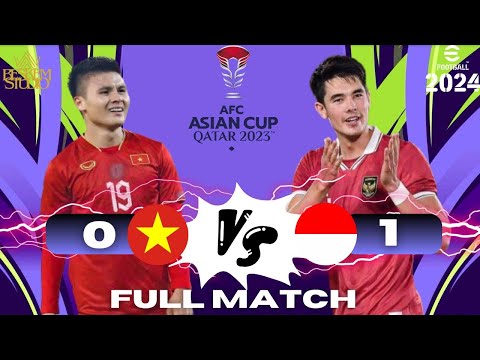 #asiancup2023 | Group D : Vietnam 0 : 1 Indonesia | eFootball 2024 Mobile