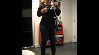 Jeanette performs her human trafficking piece, &quot;Burn&quot;