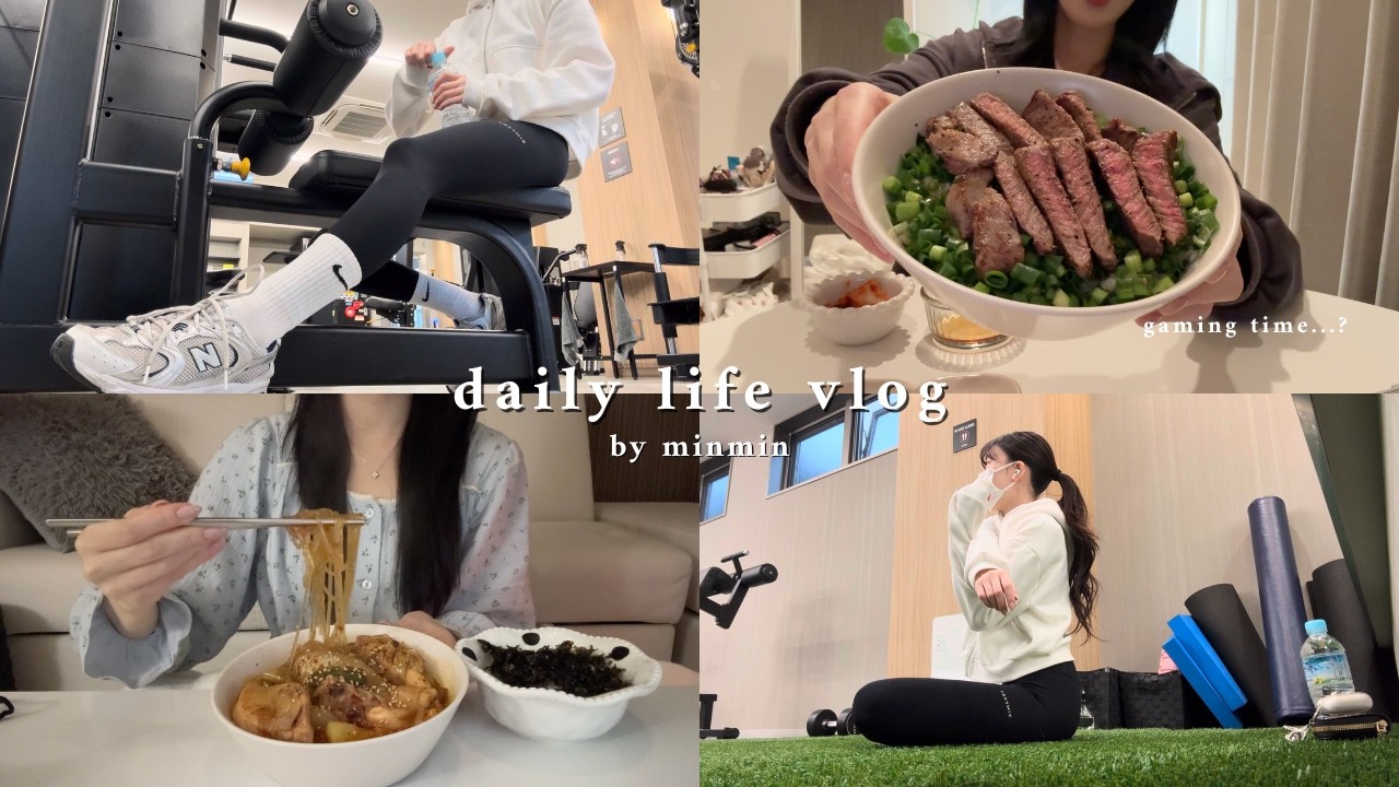 vlog | 一人暮らしの予定詰めまくりの日常vlog🍀体型維持のためにジムとピラティス再開🏋️美意識取り戻したい週末/購入品紹介/タットリタン/韓国料理/トーストレシピ