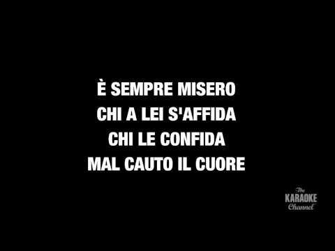 La donna e mobile | Karaoke with lyrics (no lead vocal)
