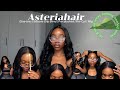 GRWM | 1st time trying GLUELESS wig ft ASTERIAHAIR | Melt lace w/ just water | Pre-plucked & cut