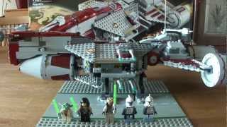 preview picture of video 'Lego star wars review: Republic Frigate (2011) FULL HD'