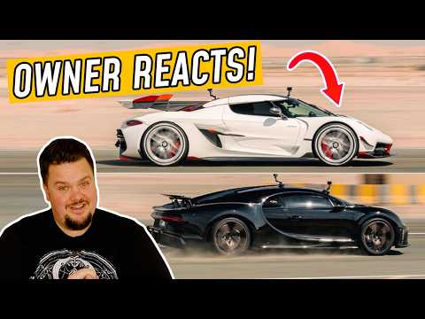 Koenigsegg Owner Reacts To Carwow Bugatti Chiron SS Vs Jesko!