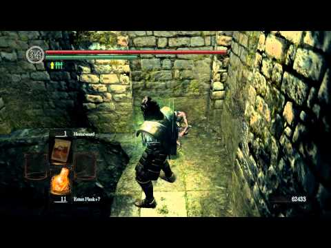 Giant Dad shows Crossbow Carol how to get the Very Large Ember without getting killed by darkwraiths