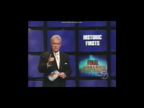 Final Jeopardy, Ken Jennings DAY 59 - $2,000,000 MARK (10/25/04)