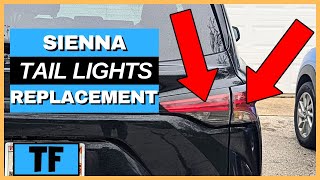 Toyota Sienna Brakelight Rear Backup and Turn Signal Change 2021- 2025 (Works Similar Year Models!)