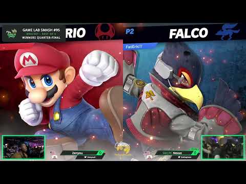 Game Lab Smash #95 Zenyou (Mario) vs NEXUS (Falco)