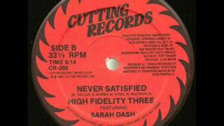High Fidelity Three feat. Sarah Dash - Satisfaction (B-Side)