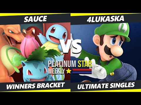 PSW S15:W7 - Sauce (Pokemon Trainer) Vs. 4Lukaska (Luigi) SSBU Ultimate Tournament