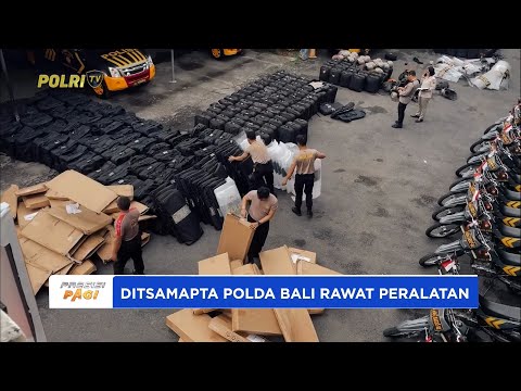 DITSAMAPTA POLDA BALI RAWAT PERALATAN DALMAS DAN PASTIKAN KESIAPSIAGAAN DALAM TUGAS