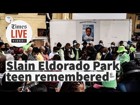 One year later Nathaniel Julies remembered at memorial in Eldorado Park