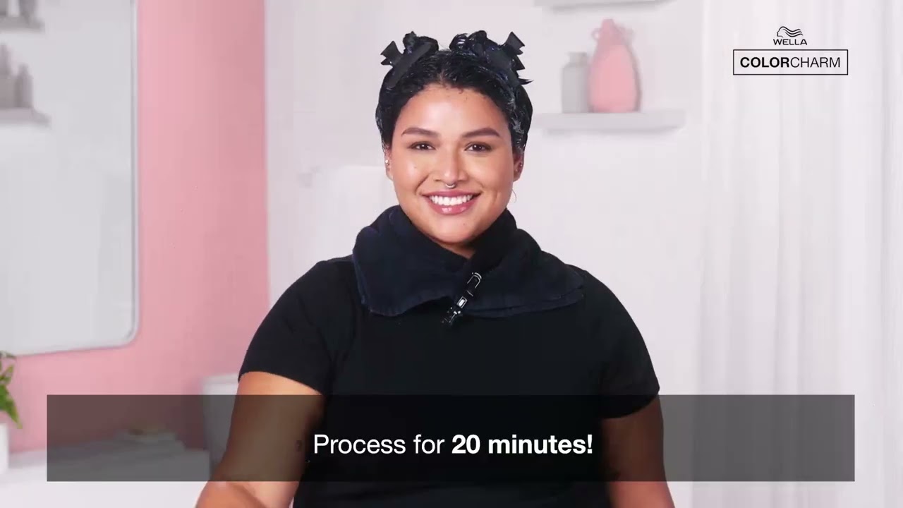 Wella Color Charm Demi-Permanent Hair Color Application. Gloss, refresh and tone